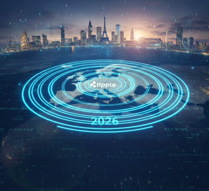 Ripple blockchain server validating transactions in a secure European financial data center.