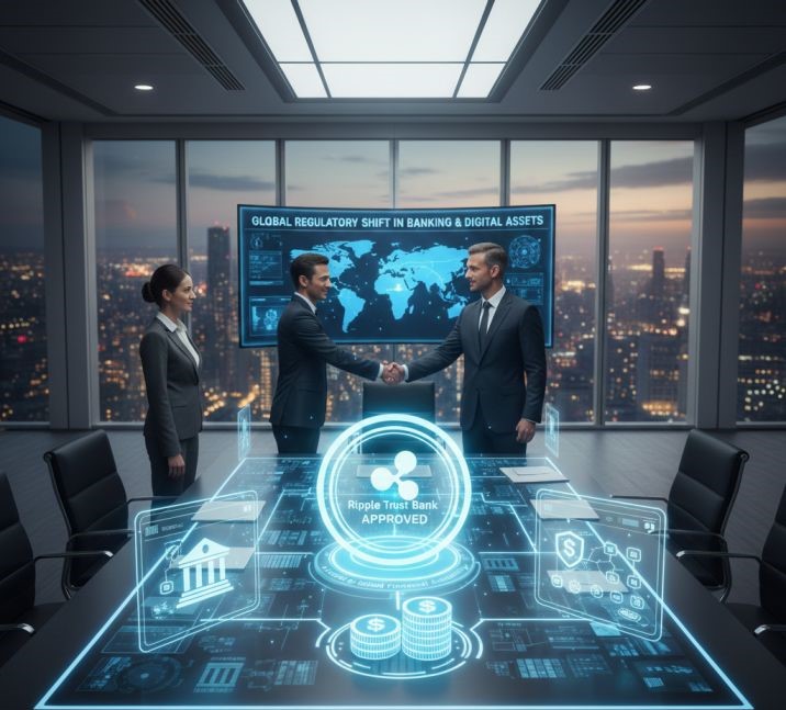 Ripple trust bank approval marks a strong regulatory shift, reshaping banking, custody, and stablecoin infrastructure for institutions.