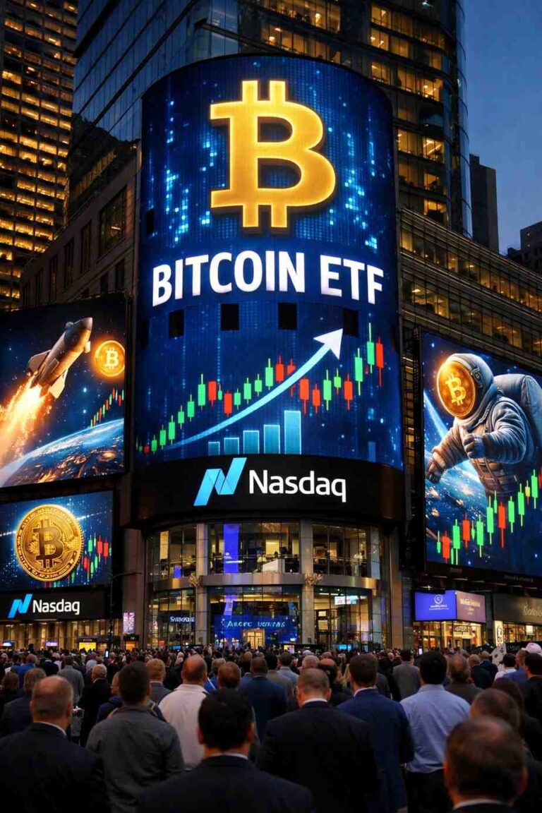 NASDAQ removes all limits on Bitcoin ETFs as City Bank and DTCC integrate Ripple and Stellar for global finance.