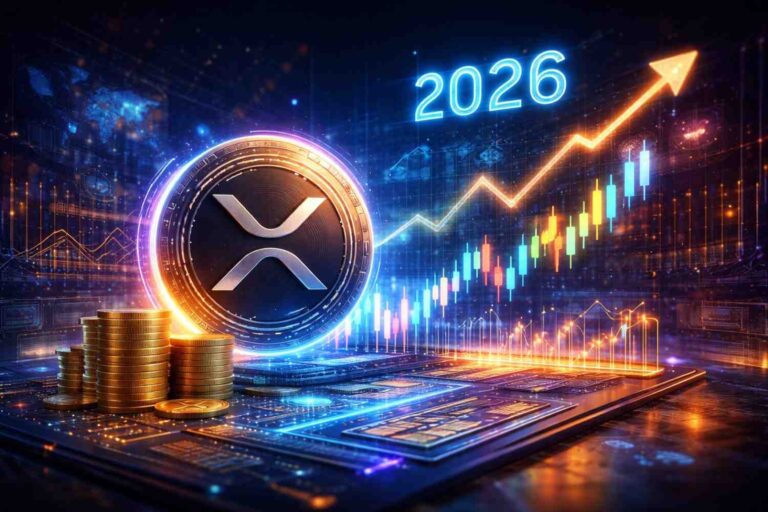 XRP faces pressure as Coinbase rejects the Clarity Act. Experts debate a potential 50x crypto market rally by June 2026